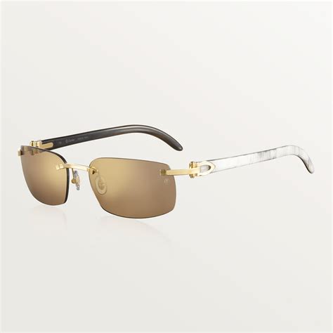 cartier sunglasses buffalo|authentic cartier buffalo horn.